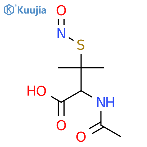 S-Nitroso-N-acetyl-D-β,β-dimethylcysteine structure