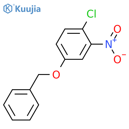 Benzene, 1-chloro-2-nitro-4-(phenylmethoxy)- (9CI, ACI) structure
