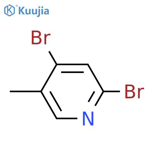 2,4-Dibromo-5-methylpyridine structure