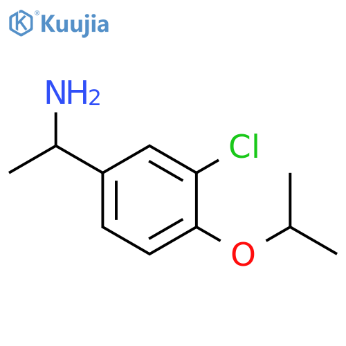 1-(3-Chloro-4-isopropoxyphenyl)-ethylamine structure
