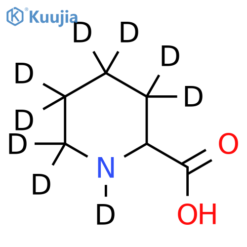 DL-Pipecolic Acid-d9 structure