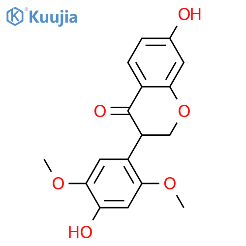 2',4',5',7-Tetrahydroxyisoflavanone; (±)-form, 2',5'-Di-Me ether structure