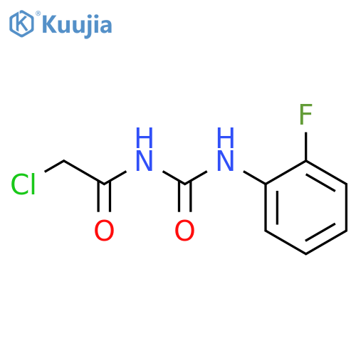 3-(2-Chloroacetyl)-1-(2-fluorophenyl)urea structure