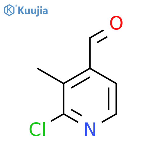 2-Chloro-3-methylisonicotinaldehyde structure