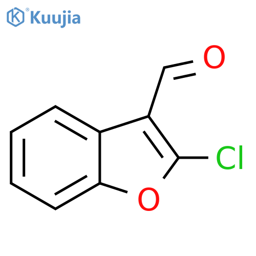 2-chloro-1-benzofuran-3-carbaldehyde structure