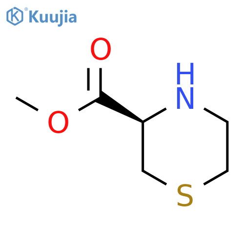3-ThioMorpholinecarboxylic acid, Methyl ester, (R)- structure