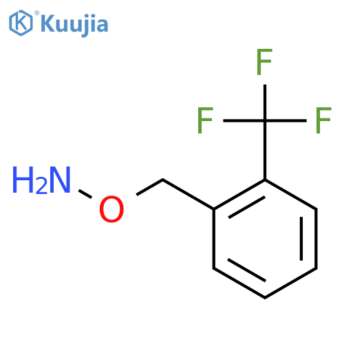 O-{2-(trifluoromethyl)phenylmethyl}hydroxylamine structure
