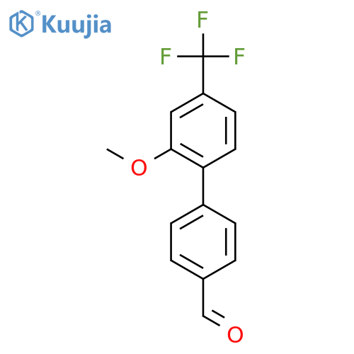 [1,1'-Biphenyl]-4-carboxaldehyde,5'-chloro-2'-methoxy- structure