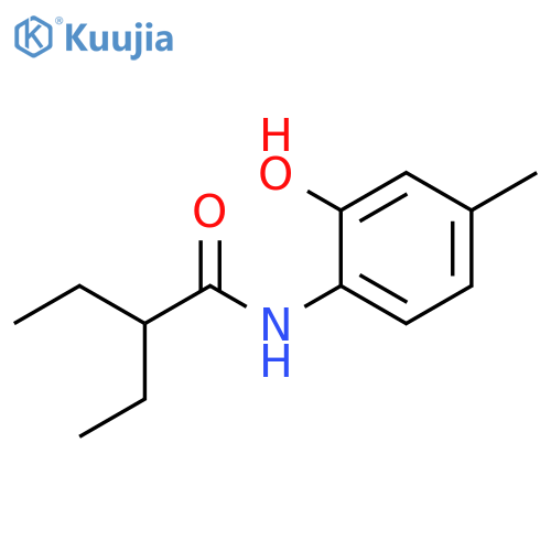 Butanamide,2-ethyl-N-(2-hydroxy-4-methylphenyl)- structure
