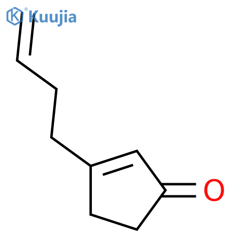 2-Cyclopenten-1-one, 3-(3-butenyl)- structure