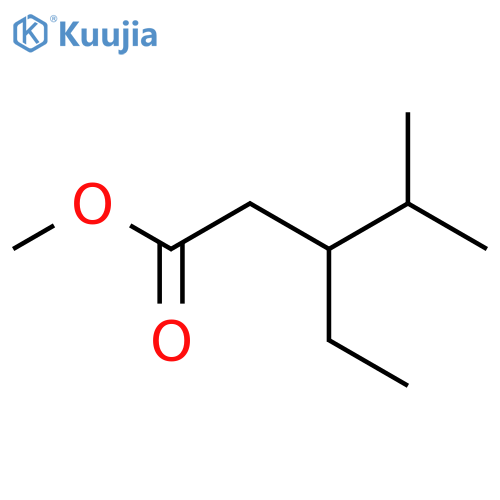 Pentanoic acid, 3-ethyl-4-methyl-, methyl ester, (3S)- structure