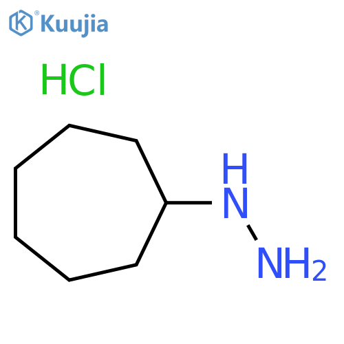 1-Cycloheptylhydrazine hydrochloride structure