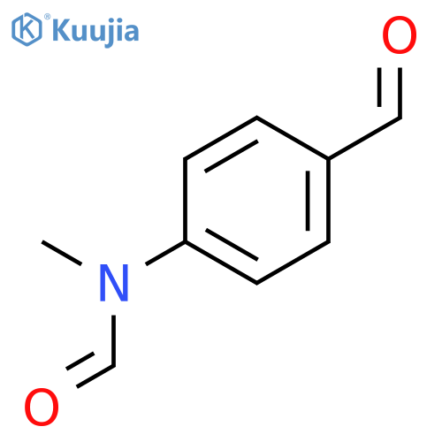 Formamide, N-(4-formylphenyl)-N-methyl- structure