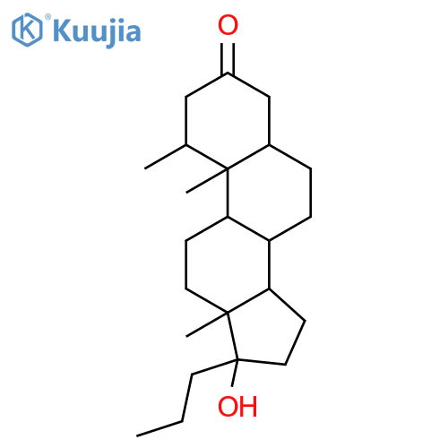 Androstan-3-one,17-hydroxy-1-methyl-17-propyl-, (1a,5a,17b)- (9CI) structure