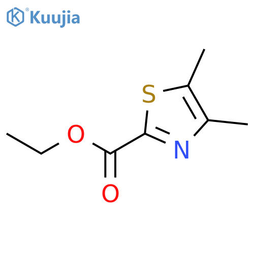 Ethyl 4,5-dimethylthiazole-2-carboxylate structure