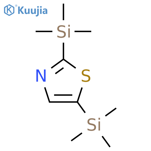2,5-bis-Trimethylsilanylthiazole structure