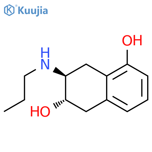 1,6-Naphthalenediol, 5,6,7,8-tetrahydro-7-(propylamino)-, trans- (9CI) structure
