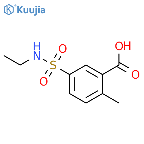 5-(Ethylsulfamoyl)-2-methylbenzoic Acid structure