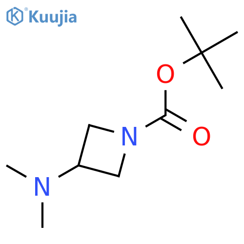 1-(TERT-BUTOXYCARBONYL)-3-(DIMETHYLAMINO)AZETIDINE structure