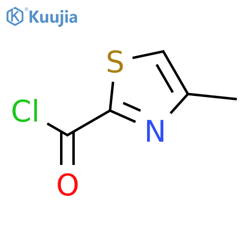 2-Thiazolecarbonylchloride, 4-methyl- structure