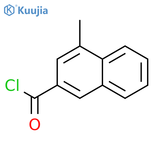 2-Naphthalenecarbonylchloride, 4-methyl- structure