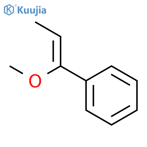 Benzene, (1-methoxy-1-propenyl)- structure