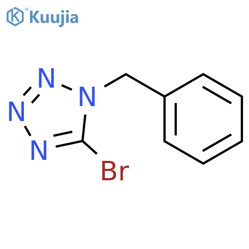 1-Benzyl-5-bromo-1H-1,2,3,4-tetrazole structure