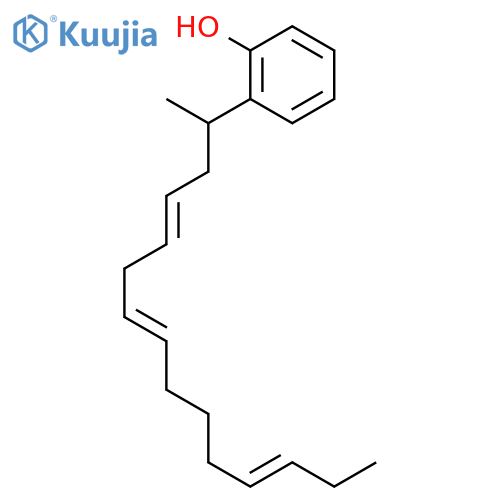 2-[(3Z,6Z,11E)-1-methyltetradeca-3,6,11-trien-1-yl]phenol structure