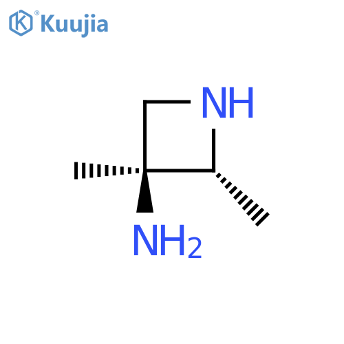 3-Azetidinamine,2,3-dimethyl-, (2R,3S)-rel- structure