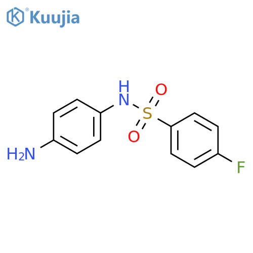 N-(4-Aminophenyl)-4-fluorobenzene-1-sulfonamide structure