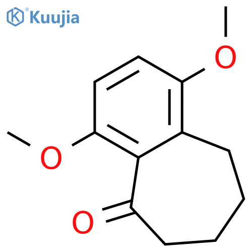 5H-BENZOCYCLOHEPTEN-5-ONE, 6,7,8,9-TETRAHYDRO-1,4-DIMETHOXY- structure