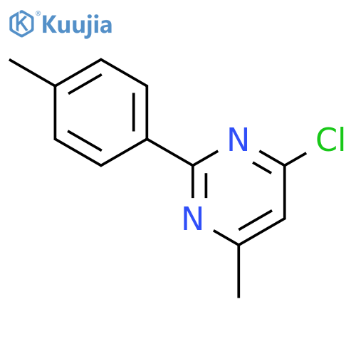 4-Chloro-6-methyl-2-(4-methylphenyl)pyrimidine structure