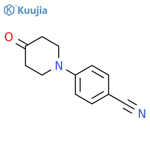 4-(4-oxopiperidin-1-yl)benzonitrile structure