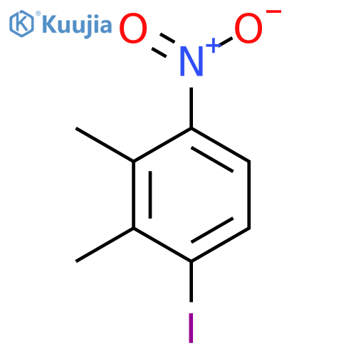 1-iodo-2,3-dimethyl-4-nitrobenzene structure