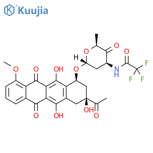4'-Keto-N-(trifluoroacetyl)daunorubicin structure