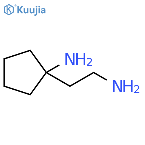Cyclopentaneethanamine, 1-amino- structure
