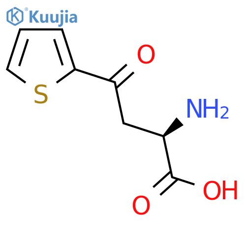 (2R)-2-amino-4-oxo-4-(thiophen-2-yl)butanoic acid structure