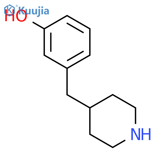 3-(piperidin-4-yl)methylphenol structure