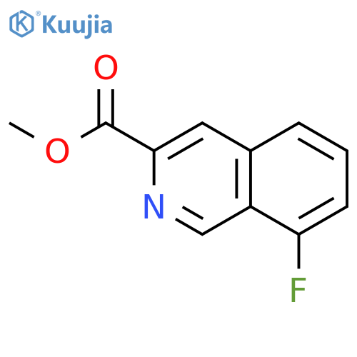 Methyl 8-fluoroisoquinoline-3-carboxylate structure