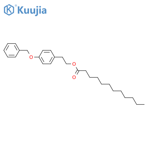 2-[4-(Benzyloxy)phenyl]ethyl dodecanoate structure