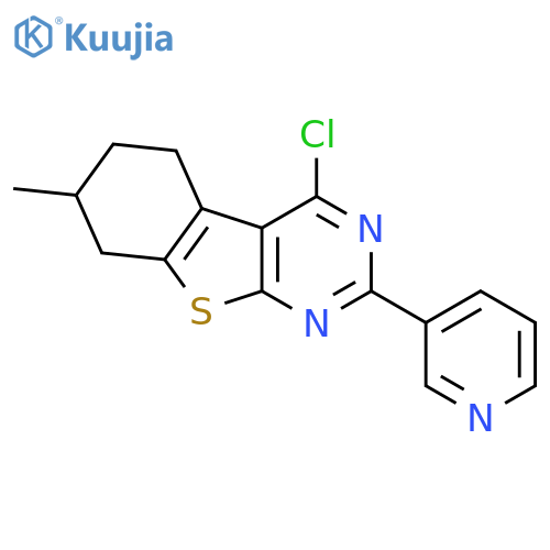 3-chloro-11-methyl-5-(pyridin-3-yl)-8-thia-4,6-diazatricyclo7.4.0.0,2,7trideca-1(9),2,4,6-tetraene structure