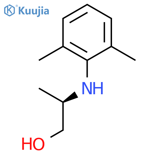 1-PROPANOL, 2-[(2,6-DIMETHYLPHENYL)AMINO]-, (2R)- structure