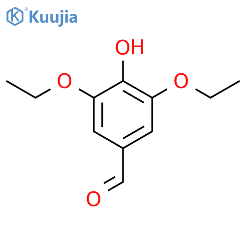 Benzaldehyde, 3,5-diethoxy-4-hydroxy- structure