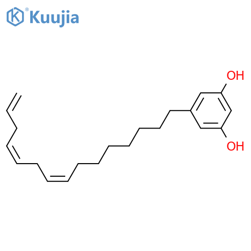 1,3-Benzenediol,5-(8Z,11Z)-8,11,14-pentadecatrien-1-yl- structure