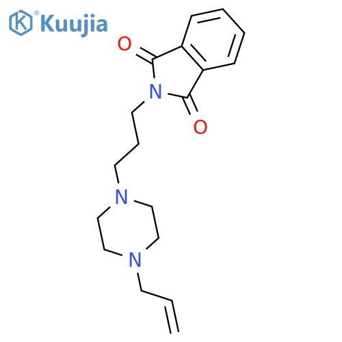 1H-Isoindole-1,3(2H)-dione, 2-[3-[4-(2-propenyl)-1-piperazinyl]propyl]- structure