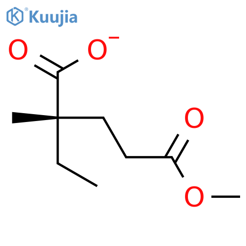 PENTANEDIOIC ACID, 2-ETHYL-2-METHYL-, 5-METHYL ESTER, (2S)- structure