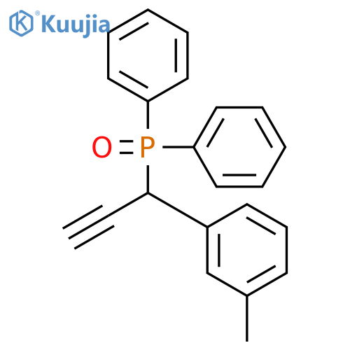 Phosphine oxide, [1-(3-methylphenyl)-2-propynyl]diphenyl- structure