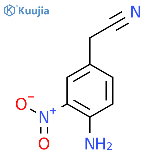 2-(4-Amino-3-nitrophenyl)acetonitrile structure