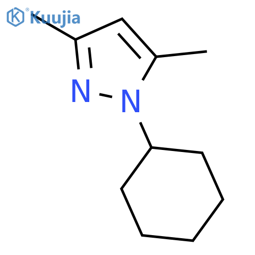 1-cyclohexyl-3,5-dimethyl-1H-pyrazole structure