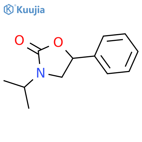 2-Oxazolidinone, 3-(1-methylethyl)-5-phenyl- structure